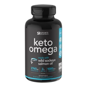 Keto Omega 3 120 softgels SPORTS Research