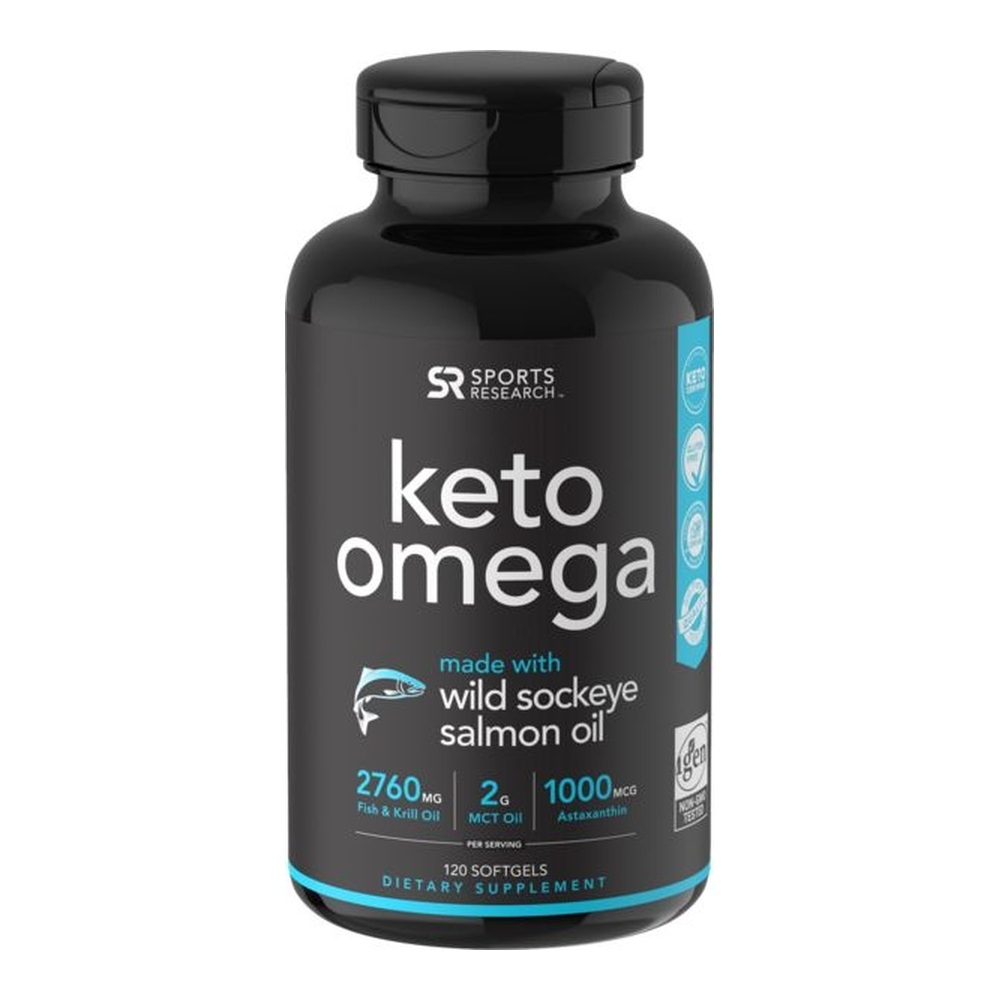 Keto Omega 3 120 softgels SPORTS Research