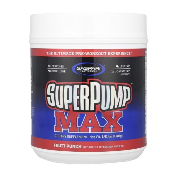 Gaspari Nutrition, SuperPump Max 1.41 lbs (640 g)