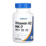 Vitamin K2, 100 mcg, 240 Softgels Nutricost