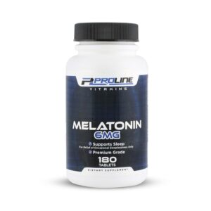 Melatonina 6 mg 180 capsulas PLV Proline Vitamins