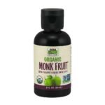 Monk Fruit Organic adoçante 59 ml NOW Foods