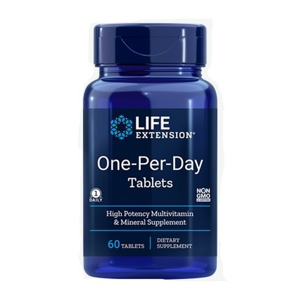 One Per Day Multivitaminico um por dia 60 Tablets LIFE Extension