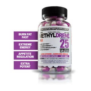 METHYLDRENE 25 EPHEDRA ELITE STACK 100 caps - Cloma Pharma