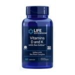 Vitamina D e K com Sea-Iodine 60 capsules LIFE Extension